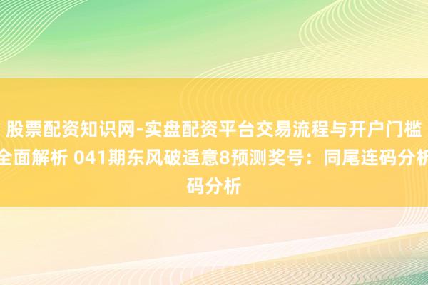 股票配资知识网-实盘配资平台交易流程与开户门槛全面解析 041期东风破适意8预测奖号：同尾连码分析