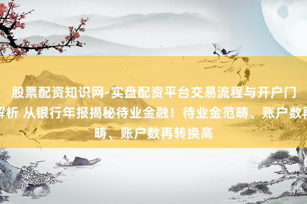 股票配资知识网-实盘配资平台交易流程与开户门槛全面解析 从银行年报揭秘待业金融！待业金范畴、账户数再转换高